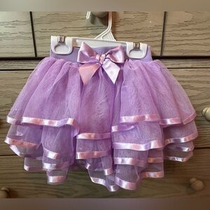 Purple Tulle Kids Skirt Tutu